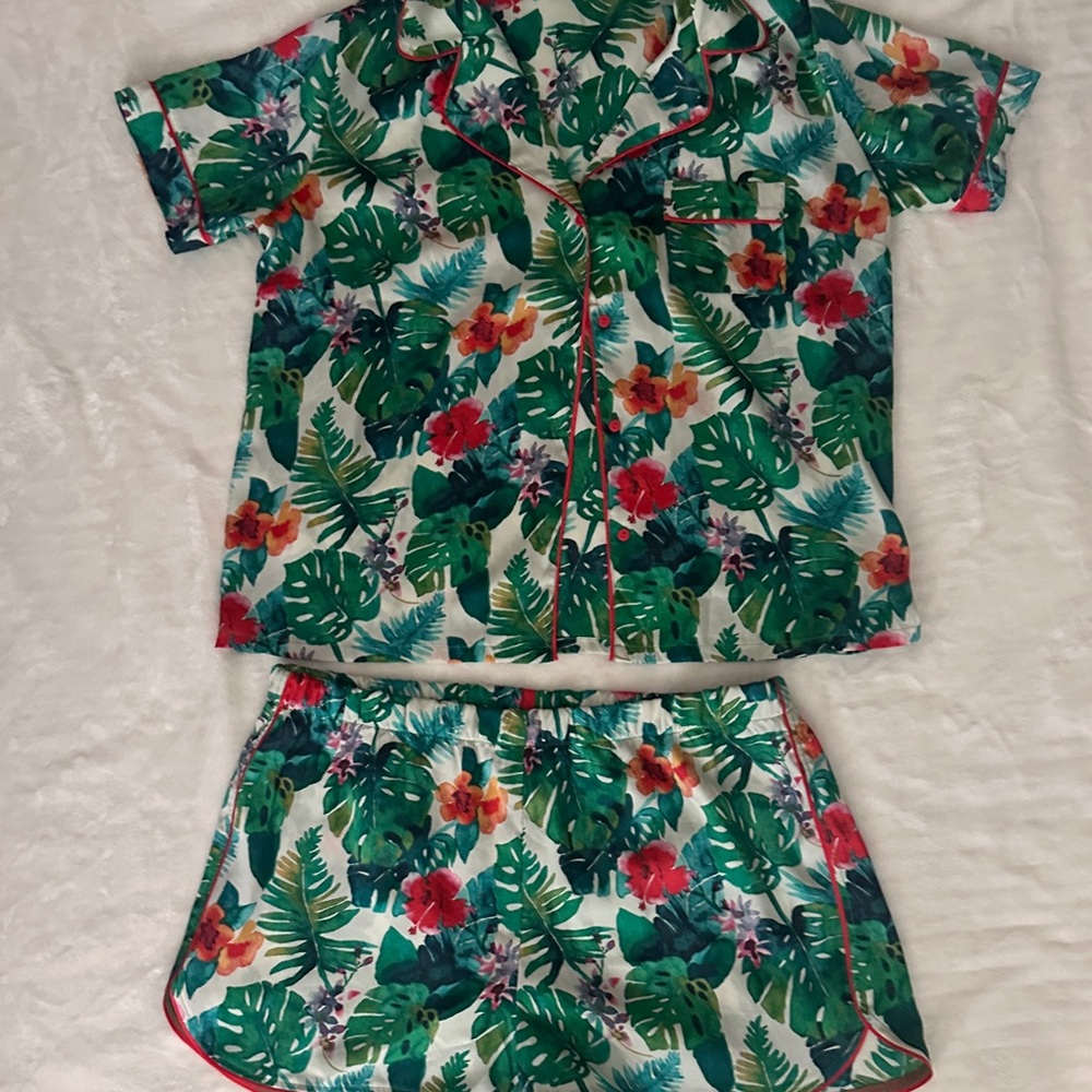 Tropical Pajama Set Intimates & Sleepwear